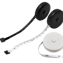 1.5M 미니줄자 다이어트 가슴 사이즈 옷 휴대용 줄자, 3미니줄자-블랙화이트