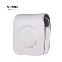 Andoer 인스탁스 SQ10 전용가방 PU 가죽, 하얀