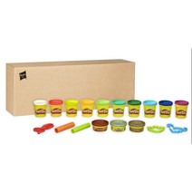 Play-Doh 벌크 공룡 색상 모델링 컴파운드 13팩 커터 모양 2개 롤러 2개 가위 (아마존 독점), Compound, Ice Cream