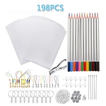 슈링클스열수축플라스틱종이 열수축 시트 필름 열수축 아트지 세트 33145198 pcs, 198개