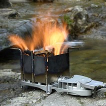 캠핑 글램핑 용품 BRS-116 신상품 6000W 야외 나무 굽기 스토브 접이식로 카라반