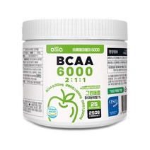올라 BCAA 파우더 6000 그린애플 250g, 1개