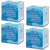 락토바실러스 유산균 다이어트 모유유산균 프롤린 17종 비피더스 프리바이오틱스 체지방감소 가르시니아 식약처 인증 건강기능식품, 4박스, 3g/60포