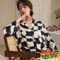 (구매 무료교환) 잠옷홈웨어 홈웨어 가 체크 봄가을 바둑판, (안심구매 무료교환) 잠옷홈웨어 긴팔홈웨어 가 아이스레, 새까맣다_2XL