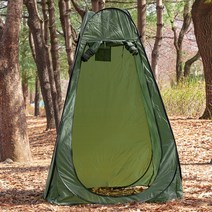야외 피크닉 차박 간편 1인용 캠핑 원터치 텐트, 그린