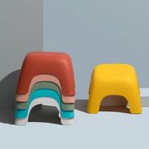 라이크홈즈 미끄럼방지 욕실의자 목욕의자 욕조 샤워 미니 의자 발받침대 4color, (소형)핑크