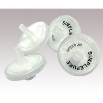 실린지필터(심플퓨어)/1케이스(100개입)/사양：친수성/멤브레인 재질 : CA(셀룰로오스 아세테이트), CA025022