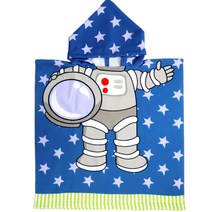 유아 비치 타올 아동 가운 타월 (스페이스), 단품