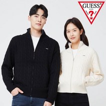 [게스진]게스 MM4S9472 공용 케이블 집업 가디건