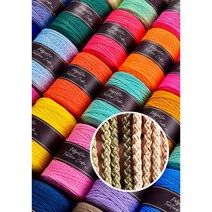 3.0mm 500g 소프트 폴리에스터 텍스쳐 코드 뜨개실 재료 네트백실 부드러운 여름실, No.3, 1개