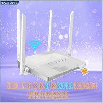 lte라우터 블루투스 무선 수신기 와이파이 휴대용 4G LTE 라우터 300Mbps 무선 핫스팟 CPE 잠금 해제 CAT4, 02 EU version_01 EU 플러그