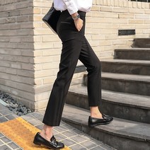 시크폭스 여성용 여우슬랙스30탄 하이클래스 세미일자슬랙스