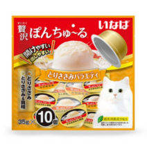 이나바 챠오츄르 퐁츄르 10P 고양이간식, TSC-112 닭가슴살 버라이어티, 맛:TSC-112 닭가슴살 버라이어티