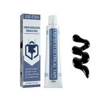 액체 절연 테이프 수리 고무 전선 케이블 코트 고정 라인 접착제 넓은 범위의 페이스트 30 ml 50ml, [01] 30ml 블랙