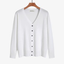 라라티나 여성용 데일리 간절기 니트 기본 가디건