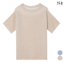 심플 라운드 반팔 니트 (SCUCF2923)