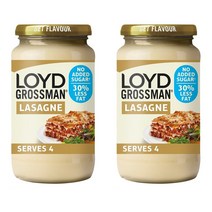 Loyd Grossman 로이드그로스맨 베샤멜소스 White Lasagne Sauce 450g 2개