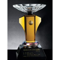 크리스탈 트로피 BM412 이븐파 싱글패 홀인원 트로피