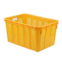 플라스틱바구니 운반상자 사각상자 우유상자 모음 다양한 바구니, 50.운반상자9호 노랑(철고리미포함)