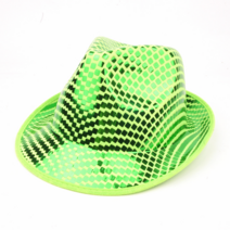파티짱 페도라 모자 (그린) 반짝이