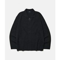 테이크이지 크롭 니트 블루종블랙