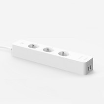 헤이홈 스마트 멀티탭 3구 멀티 콘센트 USB 2포트 IoT 원격 음성제어 GKW-PS031, 1개