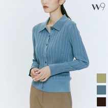 W9 [Merino Blended] 메리노 카라 골지 이너 가디건_TMCKB27W01-T