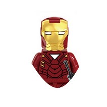 [레고공식] 장난감 빌딩 블록 미니 피규어 슈퍼 히어로 개미 배트맨 독 스파이더 맨 조립 액션 인형 벽돌 모델 퍼즐 남아용, [19] Iron Man