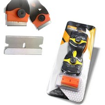 인덕션 스크래퍼 청소칼 칼날 하이라이트 리필칼날5P 본체1P, 1개