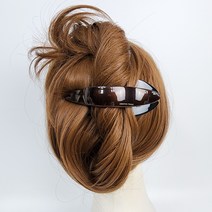 프랑스핀 셀룰로오스 호피 마블 빅클립 올림머리 헤어 집게핀