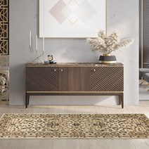 SUPERIOR Designer Hasini 러너 러그 71.8cm x 243.8cm(2피트 7인치 x 8피트) 라이트