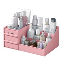 미니 서랍 화장품 정리 수납함 핑크 아크릴 보관함