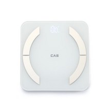 카스 블루투스 인바디 스마트 디지털 체중계 어플 연동 강아지 고양이, 화이트