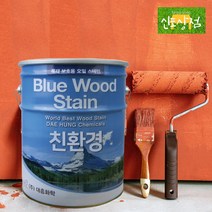 친환경우드 오일스텐 방부목페인트 투명오일스테인 데크칠 목재용방수 외부데크 투명 다양한 컬러 색상, 16리터, DHC-117 레드와인