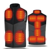 배달대행조끼 열선조끼 usb발열조끼 11 지역 남성 39 가열 조끼 남성 여성 스마트 재킷 가을 겨울 사이클링 따뜻한 전기 가열 야외 스포츠 조끼 사냥