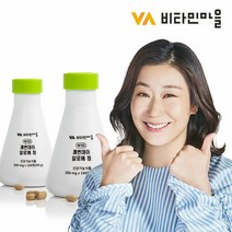 비타민마을 식약처권장 1일최대함량 쾌변데이 알로에 대용량 180정 3개월분 x 2병
