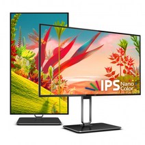 알파스캔 27인치 와이드모니터 4K UHD nano-IPS 스위블 Adobe RGB DCI-P3 R1