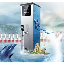 카페 핫워터디스펜서 온수기 업소용 전기 주방 저장식, 35L/H 실버 100L