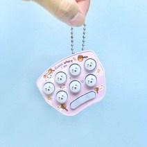 두더지게임기 펀치기계대여 두더지게임새로운 미니 히트 Gophers 게임 기계 휴대용 감압 장난감 키 버클 참, 04 04