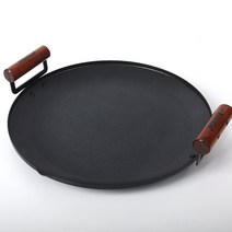 베네치아 IH 무쇠 그리들팬 38cm 가방포함 캠핑 인덕션 사용가능, 지름 38cm