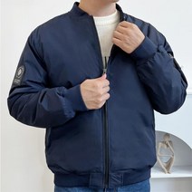 남성 심플 베이직 패딩 항공점퍼 블루종 남학생 추천