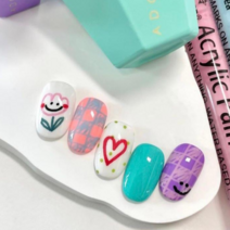 네일 드로잉 아크릴펜 18색 SET 마카펜 데코펜 셀프젤네일아트재료, 18set, 18SET