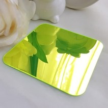 인테리어 디자인 전신거울 북유럽 빈티지 감성 거울 스티커 벽 스티커 3d 장식 벽화 on the self adhesive wallpaper mirrored full body, xl 200cmx90cm, 형광 녹색
