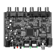 DAC 모듈 5.1 채널 AC-3 PCM 디지털 광 DTS RCA HIFI 스테레오 오디오 홈 시어터 디코더 증폭기 디코딩 보드, 단일, 1개, black