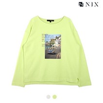 [NIX]여)드라이브 전사티셔츠(세미오버)(FNOSCTR571P)