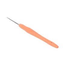 금속 뜨개질 바늘 크로 셰 뜨개질 고무 손잡이가있는 도구 어머니 할머니 재봉 편직, 1.75mm