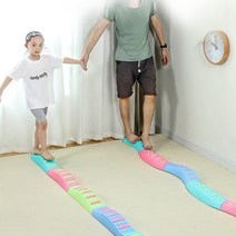 유아웨이브촉감길 방문체육 감각통합치료 영유아체육활동 도구 징검다리 유아균형잡기 밸런스빔, H