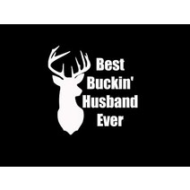 Makarios LLC Best Bucking Husband Ever Cars Tru씨케이에스 CKS 반스 Walls 노트북 MKR 화이트 5.5 x MKR648