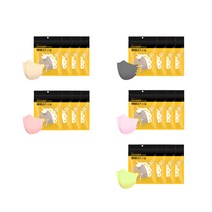 해피니스 / 키리아새부리황사방역마스크(KF-94)(소형) 100매, 컬러혼합5종, 5매입