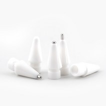 애플펜슬1 2세대 호환 프리미엄 반영구 메탈팁 펜촉 메탈 금속 샤프 형 볼펜 형 만년필 형 팁 아이패드 교체 교체형 펜슬 팁 2H 2B 3.0 3.5 4.0, 만년필형 화이트 4.0